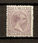 Sellos de America - Cuba -  Alfonso XIII