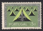 Sellos del Mundo : Europa : Portugal : Tiendas y emblema Scouts