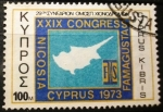 Stamps Cyprus -  XXIX Congreso de Ski