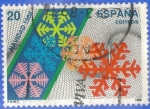 Sellos de Europa - Espaa -  1988 ESPANA (E2976) Navidad - Cristales de nieve 20p