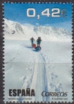 Stamps : Europe : Spain :  ESPAÑA 2007 4345c Sello Deportes Al Filo de Lo Imposible Travesía en la Antartida usado 