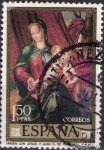 Stamps Spain -  Virgen con Jesus y Juan (L de Morales)