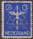 Stamps Netherlands -  Holanda 1938 Scott 200 Sello Estrella, Paloma y Espada usado Netherlands 