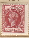 Stamps Asia - Philippines -  Alfonso XIII 1898-99