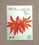 Stamps Taiwan -  Flor de cactus