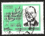 Stamps Argentina -  TENIENTE GENERAL JUAN SANCHEZ 10° ANIVERSARIO DE SU MUERTE