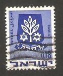 Sellos de Asia - Israel -  escudo de la ciudad de ramla