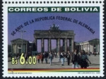 Sellos de America - Bolivia -  50 Aniv. de la Republica Federal de Alemania