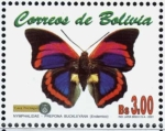 Sellos del Mundo : America : Bolivia : Mariposas e Insectos