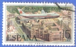 Sellos de Europa - Espaa -  ESPANA 1971 (E2059) L Aniversario del Correo Aereo - Havilland DH9 2p  2