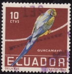 Stamps Ecuador -  GUACAMAYO