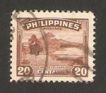 Stamps Philippines -  volcán mayon