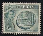 Stamps Cyprus -  Moneda de Paphos.