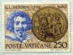 Sellos de Europa - Vaticano -  G.L.Bernini