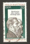 Stamps Germany -  Friedrich Engels, 150 anivº de su nacimiento