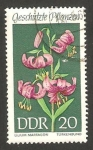 Stamps Germany -  flor lys martagon