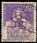 Sellos de Europa - Espa�a -  III centenario de la muerte de Velázquez