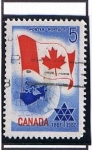 Stamps Canada -  Bandera