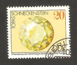 Stamps Germany -  1689 - Mineral, topacio de Schneckenstein 