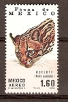 Stamps : America : Mexico :  OCELOTE