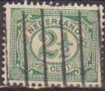 Sellos de Europa - Holanda -  Holanda 1898-1924 Scott 060 Sello Serie Basica Numeros usado Netherland 