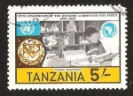 Sellos de Africa - Tanzania -  25 TH ANNIVERSARYOF THE ECONOMIC COMMISSION FOR AFRICA