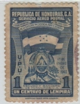 Sellos de America - Honduras -  Escudo y Bandera Nacional