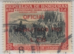 Stamps Honduras -  Rendición de Granada a Reyes Católicos