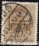 Stamps Hungary -  Hungria 1939 Scott 542 Sello Corona de San Esteban usado Magyar Posta M-603 Ungarn Hungary Hongrie 