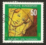 Stamps Germany -  947 - Santa Elisabeth de Hungría