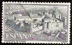 Sellos de Europa - Espa�a -  Rea Monasterio de Santa María de Poblet - Vista general