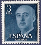 Stamps Spain -  Edifil 1159 Serie básica Franco 3