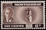 Stamps United Kingdom -  MONTSERRAT-Badge of presidency