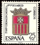 Sellos de Europa - Espa�a -  LXXV aniversario de la coronación de Ntra. Sra. de la Merced - Escudo de la Orden