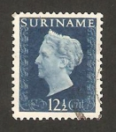 Stamps Suriname -  reina wilhelmine