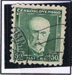 Stamps Czechoslovakia -  Tomas Masaryk