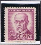 Stamps Czechoslovakia -  Tomas Masaryk