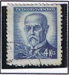 Sellos de Europa - Checoslovaquia -  Tomas Masaryk