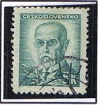 Stamps Czechoslovakia -  Tomas masaryk