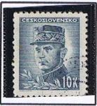 Stamps Czechoslovakia -  Milan Rastislav