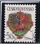 Sellos de Europa - Checoslovaquia -  Escudo de Mijava