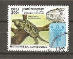 Stamps Cambodia -  Tortugas.