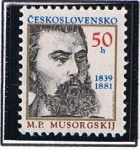 Stamps Czechoslovakia -  M.P.Musorgskij