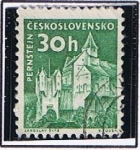 Stamps Czechoslovakia -  Pernstejn