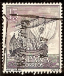 Sellos del Mundo : Europa : Espa�a : Homenaje a la Marina Española - Nave Medieval