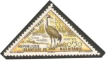 Stamps Mauritania -  fauna, grue cendree