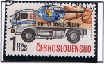 Stamps Czechoslovakia -  Rallye Paris Dacar