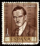 Stamps Spain -  Retrato de Romero de Torres