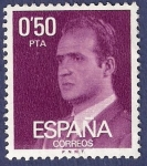 Stamps Spain -  Edifil 2389P Serie básica Juan Carlos I 0,50  fosforescente