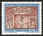 Sellos de Europa - Vaticano -  INCEPTA NUBIAE MONUMENTIS TUTANDIS